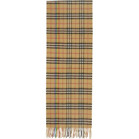 burberry rainbow t scarf|burberry check scarf.